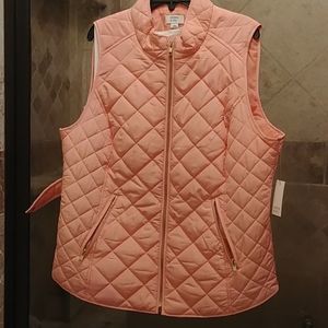 Crown and Ivy Coral vest